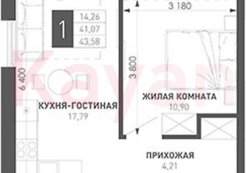 Продажа 1-комн. квартиры, 37.71 кв.м фото 0