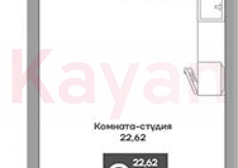 Продажа студии, 26.23 кв.м фото 0