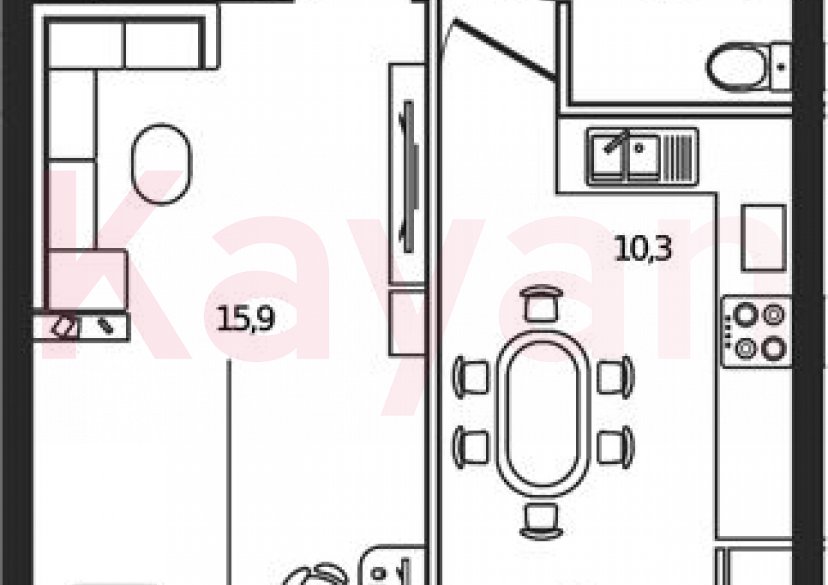 Продажа 1-комн. квартиры, 36.2 кв.м фото 0