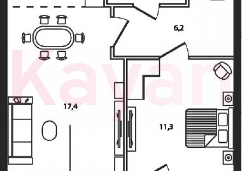 Продажа 2-комн. квартиры, 44.1 кв.м фото 0 Продажа 2-комн. квартиры, 44.1 кв.м фото 0