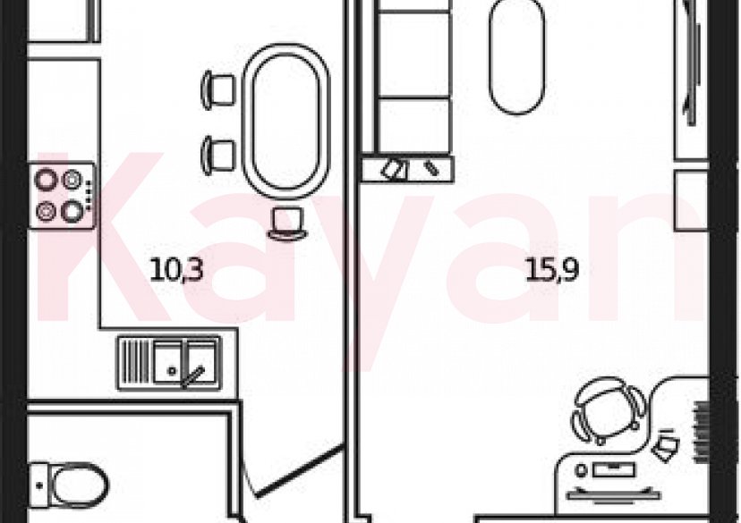 Продажа 1-комн. квартиры, 36.2 кв.м фото 0 Продажа 1-комн. квартиры, 36.2 кв.м фото 0