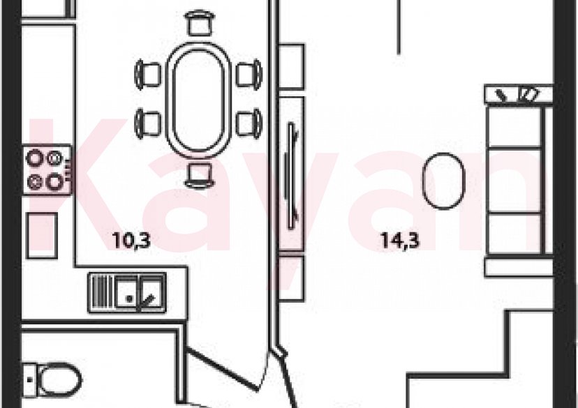 Продажа 1-комн. квартиры, 34.4 кв.м фото 0 Продажа 1-комн. квартиры, 34.4 кв.м фото 0