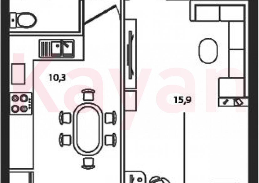 Продажа 1-комн. квартиры, 36.3 кв.м фото 0 Продажа 1-комн. квартиры, 36.3 кв.м фото 0