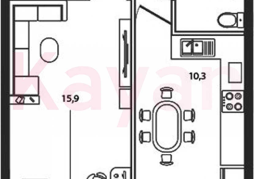 Продажа 1-комн. квартиры, 36.3 кв.м фото 0 Продажа 1-комн. квартиры, 36.3 кв.м фото 0