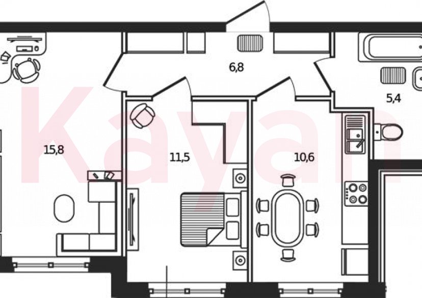 Продажа 2-комн. квартиры, 50.1 кв.м фото 0 Продажа 2-комн. квартиры, 50.1 кв.м фото 0
