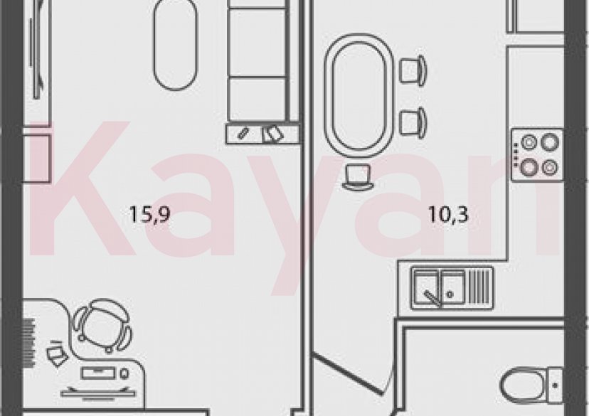 Продажа 1-комн. квартиры, 36.2 кв.м фото 0 Продажа 1-комн. квартиры, 36.2 кв.м фото 0