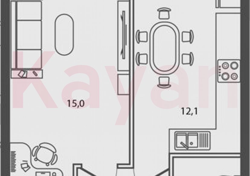 Продажа 1-комн. квартиры, 36.3 кв.м фото 0 Продажа 1-комн. квартиры, 36.3 кв.м фото 0