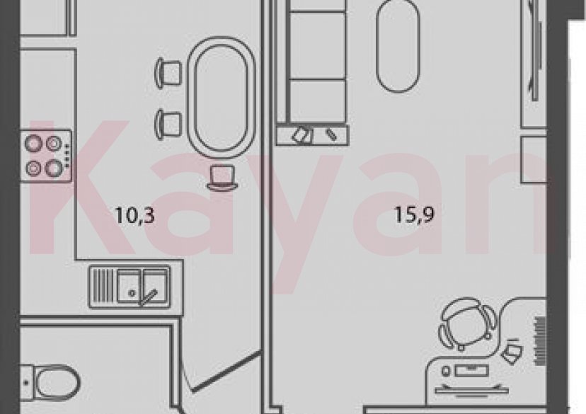 Продажа 1-комн. квартиры, 36.2 кв.м фото 0 Продажа 1-комн. квартиры, 36.2 кв.м фото 0