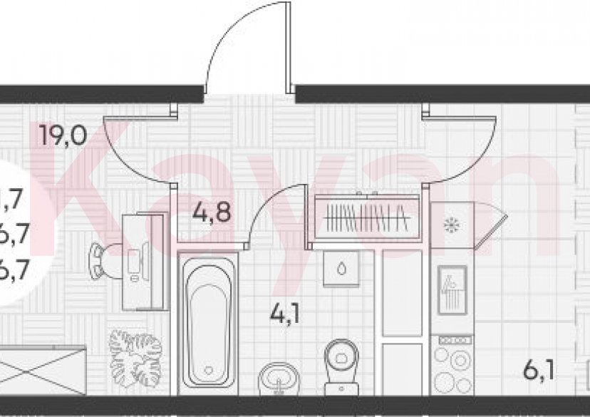 Продажа 2-комн. квартиры, 46.7 кв.м фото 0 Продажа 2-комн. квартиры, 46.7 кв.м фото 0