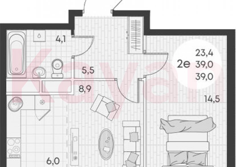 Продажа 2-комн. квартиры, 39 кв.м фото 0 Продажа 2-комн. квартиры, 39 кв.м фото 0