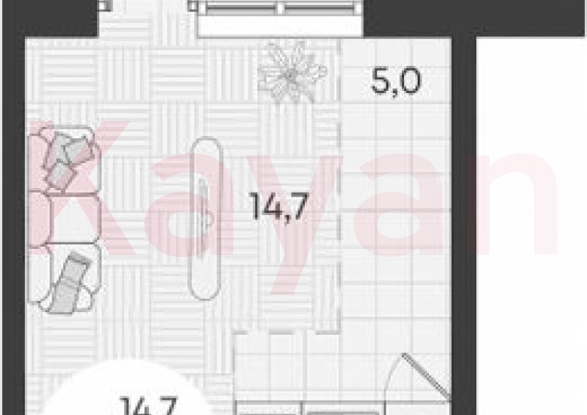 Продажа студии, 23.1 кв.м фото 0 Продажа студии, 23.1 кв.м фото 0