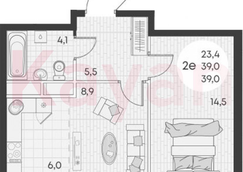 Продажа 2-комн. квартиры, 39 кв.м фото 0 Продажа 2-комн. квартиры, 39 кв.м фото 0