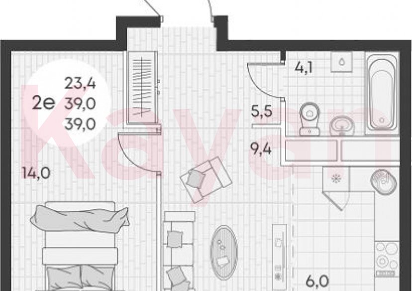 Продажа 2-комн. квартиры, 39 кв.м фото 0 Продажа 2-комн. квартиры, 39 кв.м фото 0