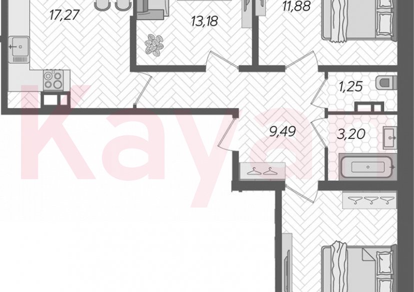 Продажа 3-комн. квартиры, 72.53 кв.м фото 0 Продажа 3-комн. квартиры, 72.53 кв.м фото 0