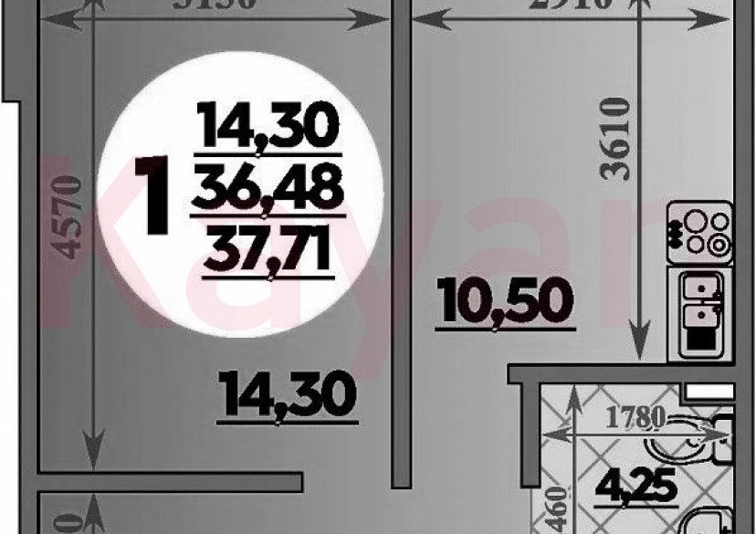 Продажа 1-комн. квартиры, 36.48 кв.м фото 0 Продажа 1-комн. квартиры, 36.48 кв.м фото 0