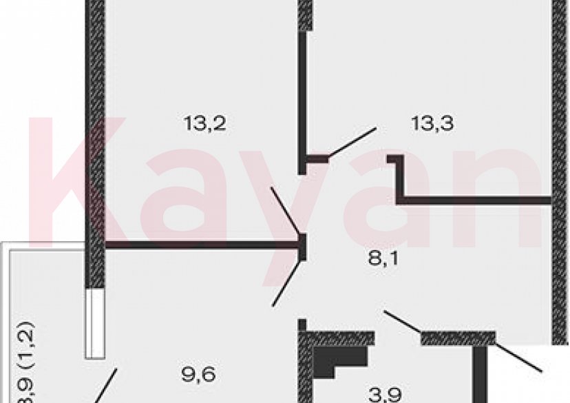 Продажа 2-комн. квартиры, 48.1 кв.м фото 0