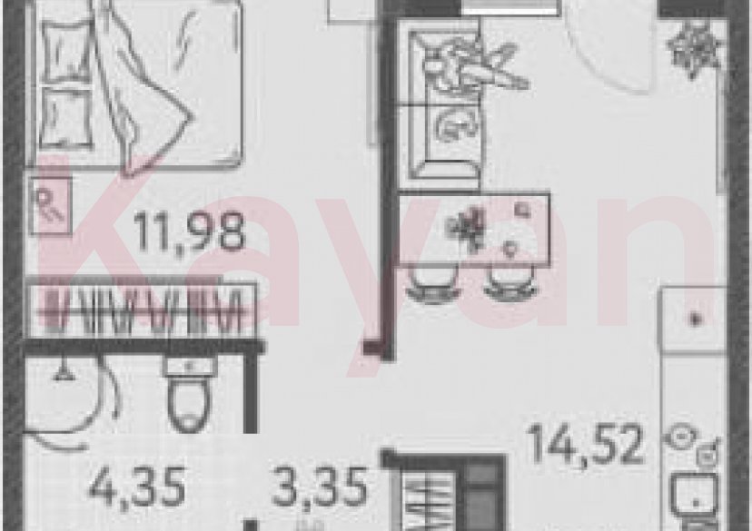 Продажа 1-комн. квартиры, 34.2 кв.м фото 0 Продажа 1-комн. квартиры, 34.2 кв.м фото 0