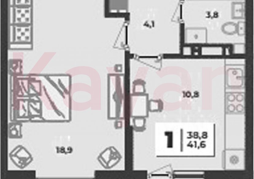 Продажа 1-комн. квартиры, 37.6 кв.м фото 0 Продажа 1-комн. квартиры, 37.6 кв.м фото 0