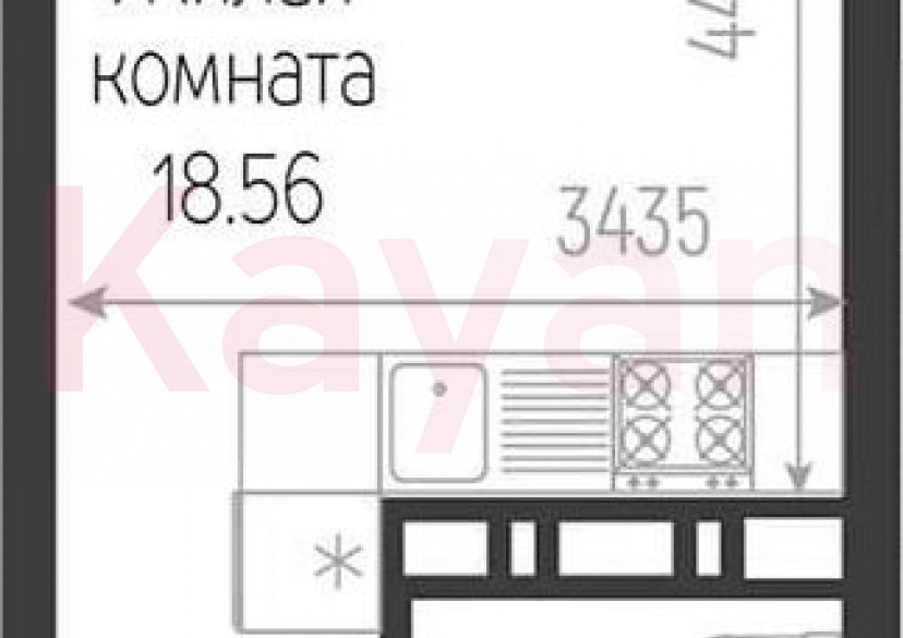 Продажа студии, 22.68 кв.м фото 0 Продажа студии, 22.68 кв.м фото 0