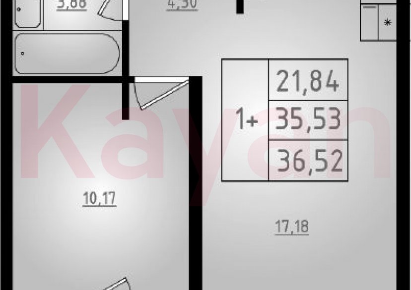 Продажа 2-комн. квартиры, 35.53 кв.м фото 0 Продажа 2-комн. квартиры, 35.53 кв.м фото 0