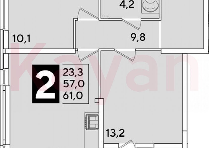 Продажа 3-комн. квартиры, 57 кв.м фото 0 Продажа 3-комн. квартиры, 57 кв.м фото 0