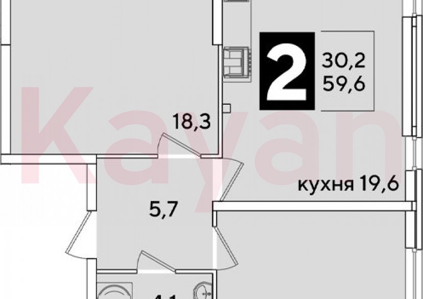 Продажа 3-комн. квартиры, 59.6 кв.м фото 0 Продажа 3-комн. квартиры, 59.6 кв.м фото 0