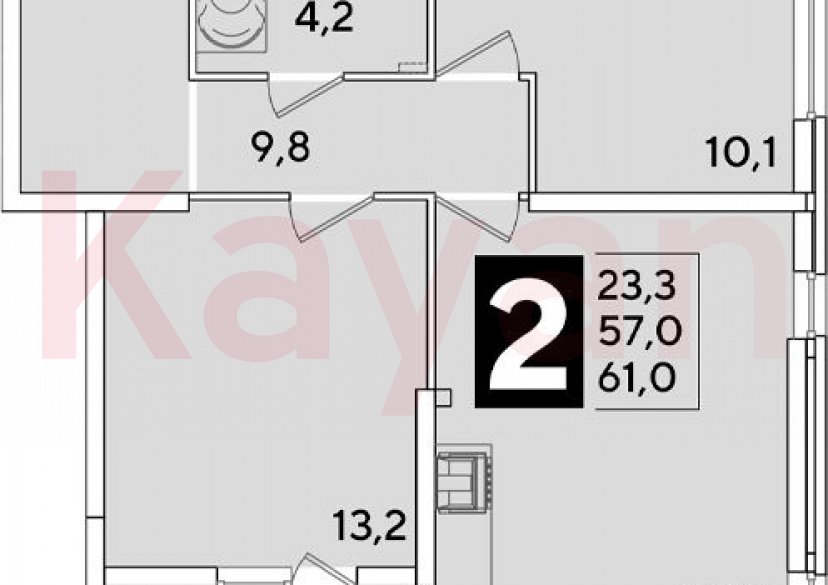 Продажа 3-комн. квартиры, 57 кв.м фото 0 Продажа 3-комн. квартиры, 57 кв.м фото 0