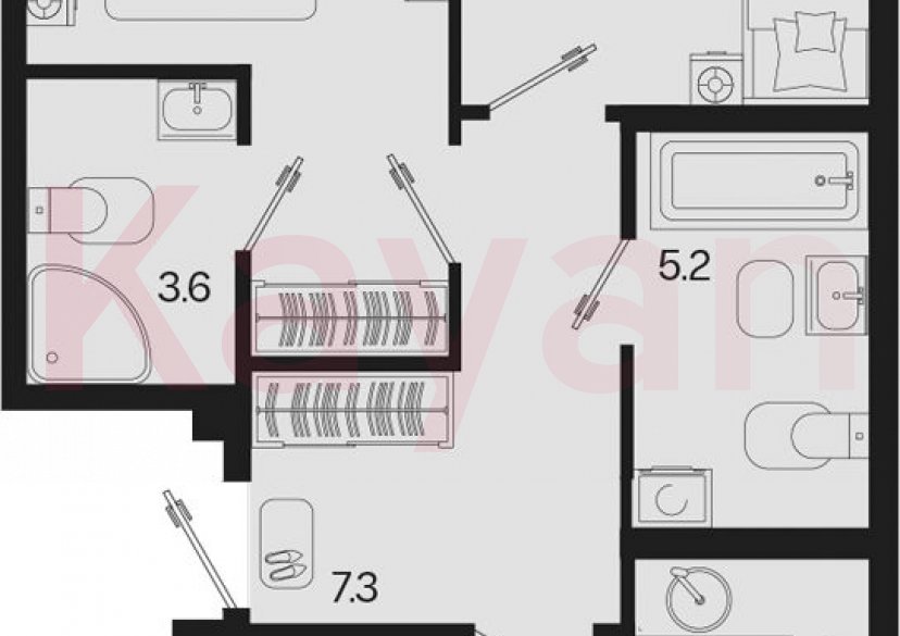 Продажа 3-комн. квартиры, 68.7 кв.м фото 0 Продажа 3-комн. квартиры, 68.7 кв.м фото 0