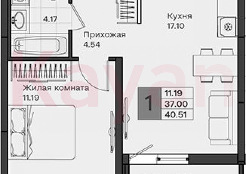 Продажа 1-комн. квартиры, 37 кв.м фото 0 Продажа 1-комн. квартиры, 37 кв.м фото 0