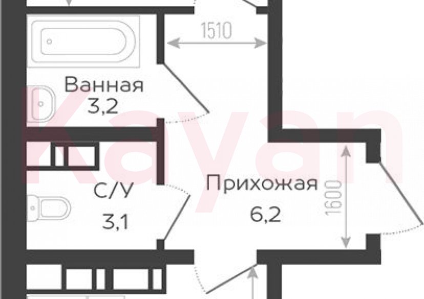 Продажа 1-комн. квартиры, 44.5 кв.м фото 0