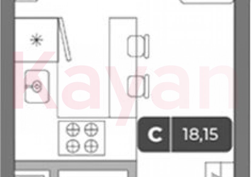 Продажа студии, 17.63 кв.м фото 0