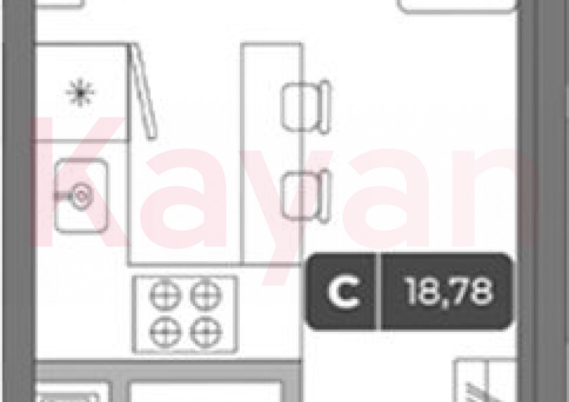 Продажа студии, 18.24 кв.м фото 0 Продажа студии, 18.24 кв.м фото 0