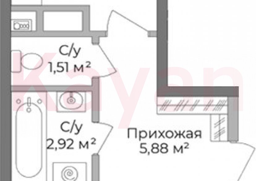 Продажа 1-комн. квартиры, 36.97 кв.м фото 0