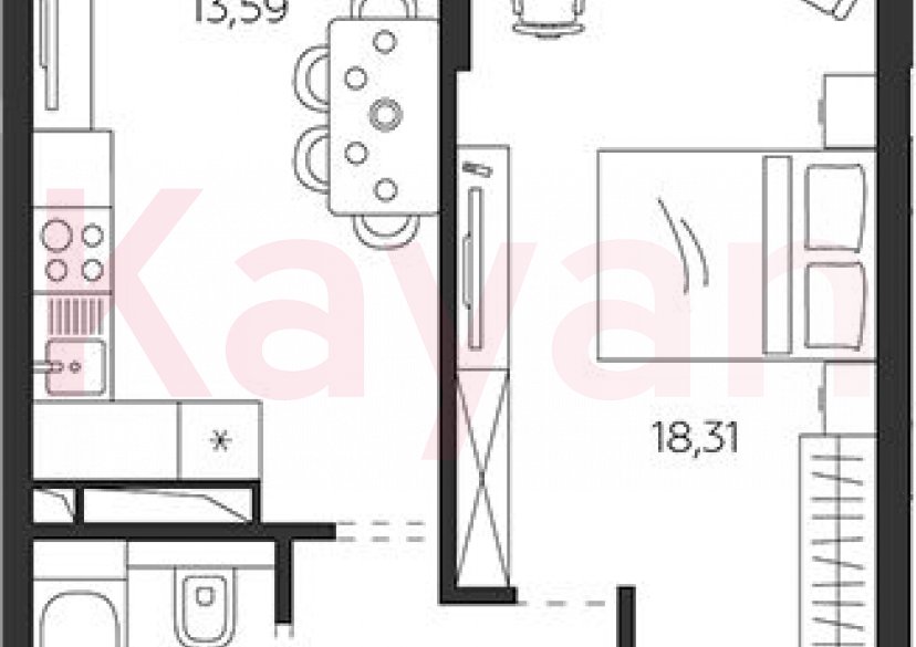 Продажа 1-комн. квартиры, 40.14 кв.м фото 0 Продажа 1-комн. квартиры, 40.14 кв.м фото 0