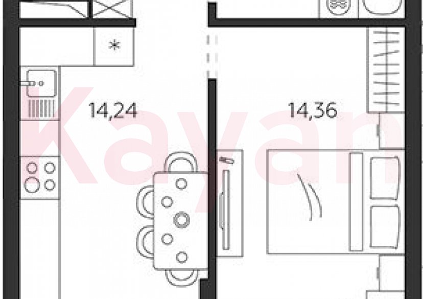 Продажа 1-комн. квартиры, 37.54 кв.м фото 0 Продажа 1-комн. квартиры, 37.54 кв.м фото 0
