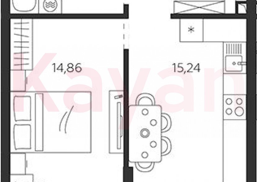 Продажа 1-комн. квартиры, 40.04 кв.м фото 0