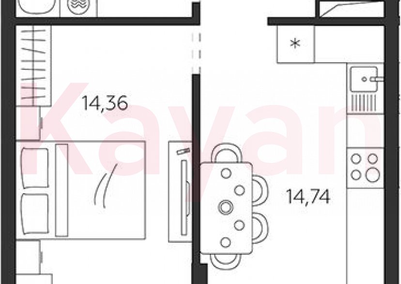 Продажа 1-комн. квартиры, 38.21 кв.м фото 0 Продажа 1-комн. квартиры, 38.21 кв.м фото 0