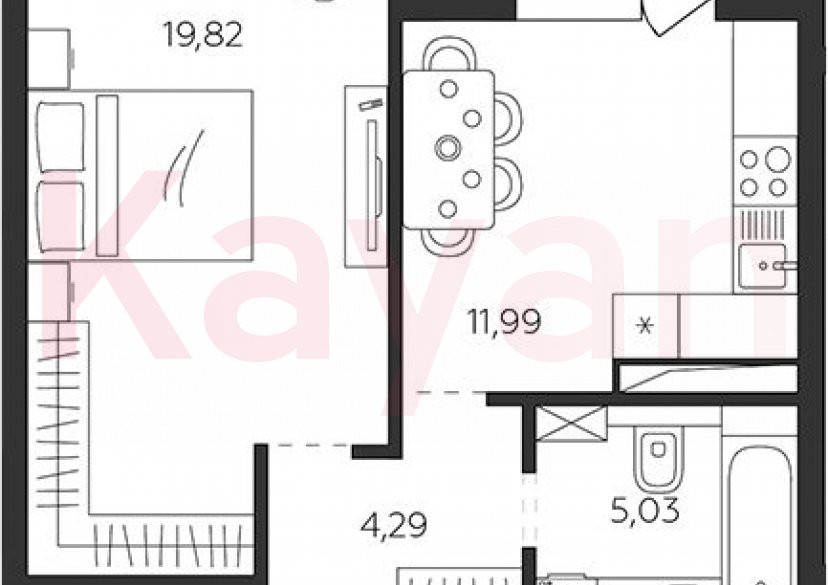 Продажа 1-комн. квартиры, 41.13 кв.м фото 0 Продажа 1-комн. квартиры, 41.13 кв.м фото 0