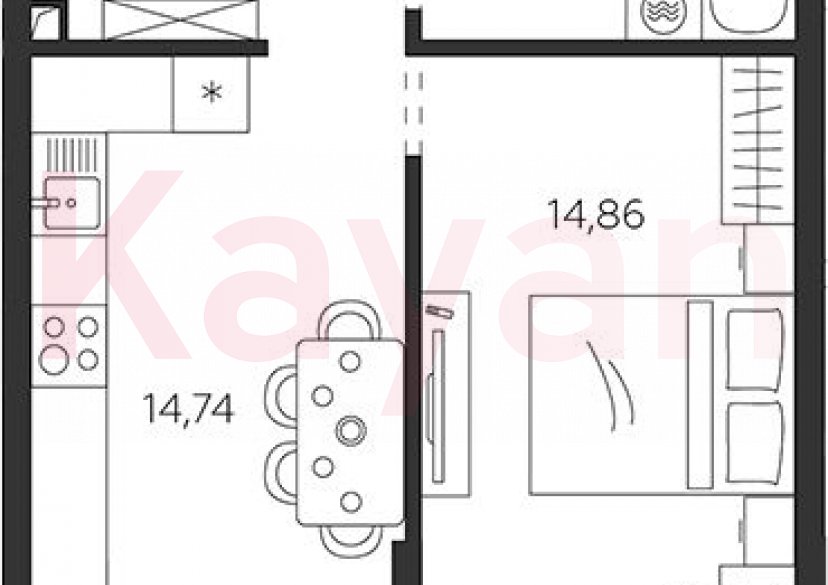 Продажа 1-комн. квартиры, 39.37 кв.м фото 0 Продажа 1-комн. квартиры, 39.37 кв.м фото 0