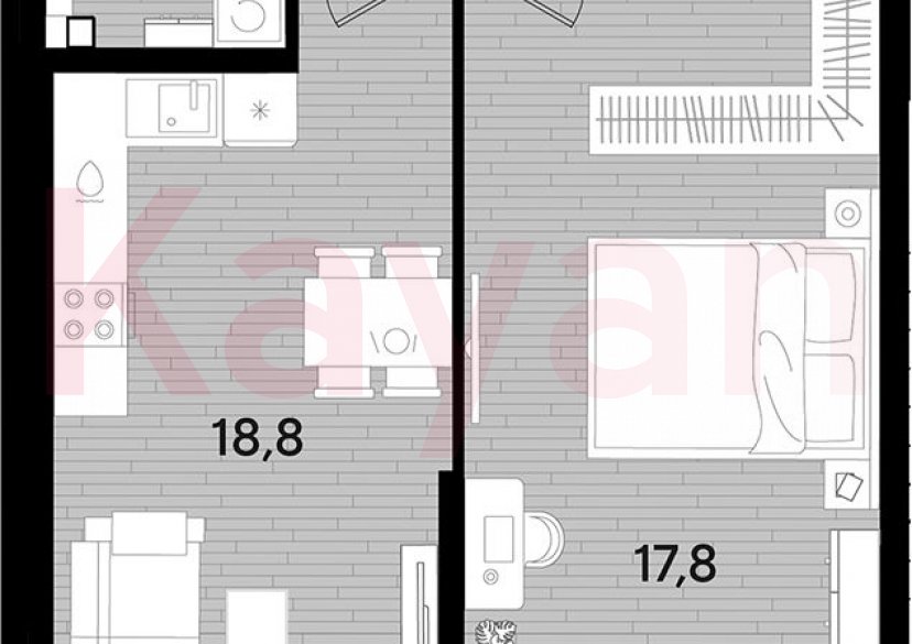 Продажа 1-комн. квартиры, 48.1 кв.м фото 0 Продажа 1-комн. квартиры, 48.1 кв.м фото 0