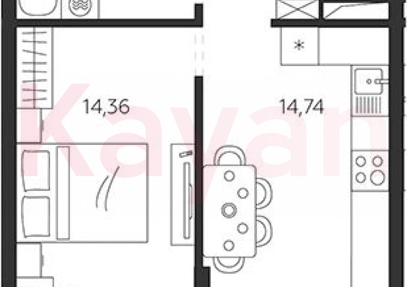 Продажа 1-комн. квартиры, 38.21 кв.м фото 0