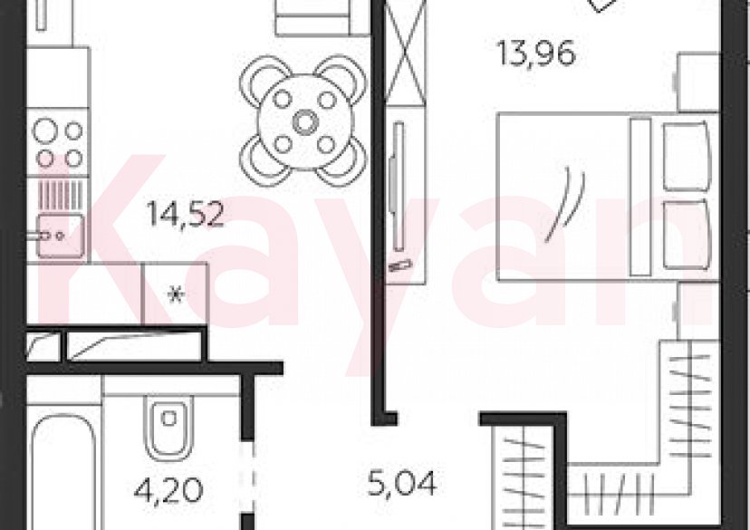 Продажа 1-комн. квартиры, 37.72 кв.м фото 0