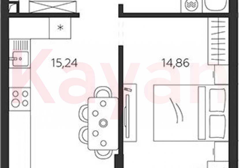 Продажа 1-комн. квартиры, 40.04 кв.м фото 0