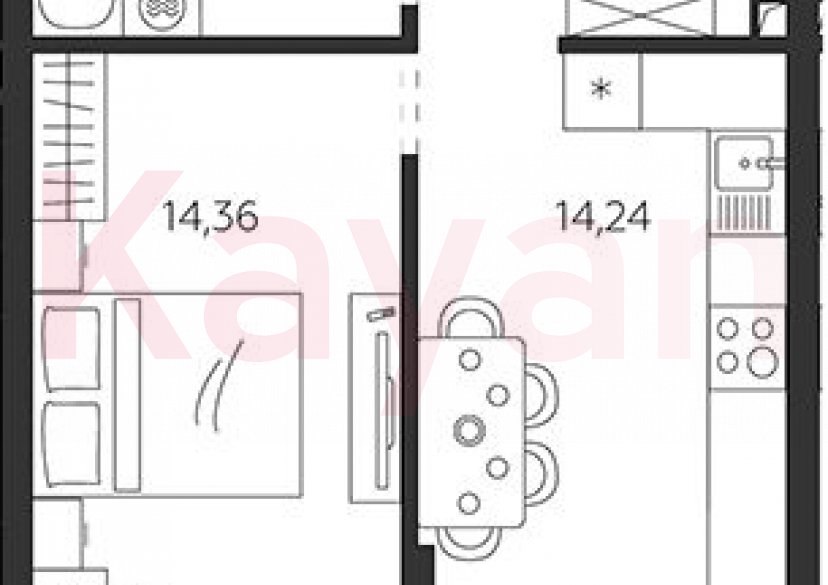 Продажа 1-комн. квартиры, 38.03 кв.м фото 0 Продажа 1-комн. квартиры, 38.03 кв.м фото 0