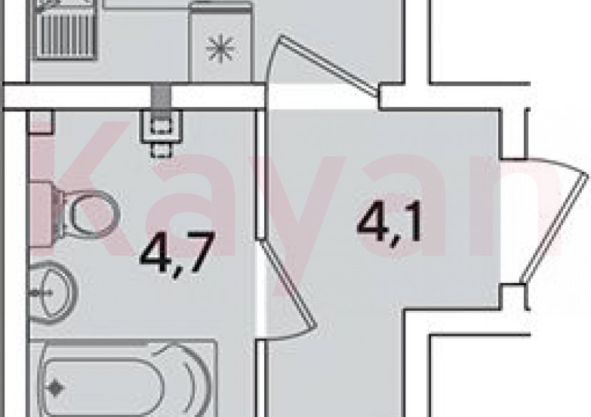 Продажа 2-комн. квартиры, 44.6 кв.м фото 0