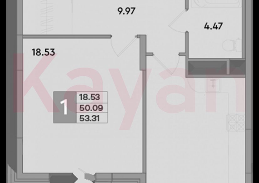 Продажа 1-комн. квартиры, 50.09 кв.м фото 0 Продажа 1-комн. квартиры, 50.09 кв.м фото 0