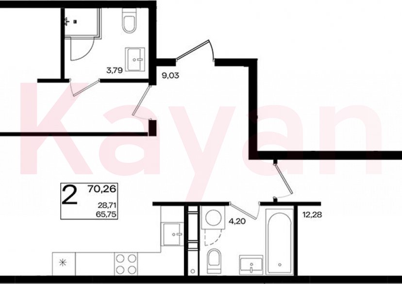 Продажа 3-комн. квартиры, 65.75 кв.м фото 0 Продажа 3-комн. квартиры, 65.75 кв.м фото 0