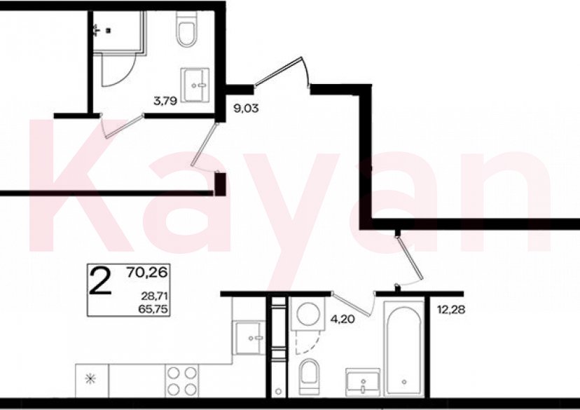 Продажа 3-комн. квартиры, 65.75 кв.м фото 0 Продажа 3-комн. квартиры, 65.75 кв.м фото 0