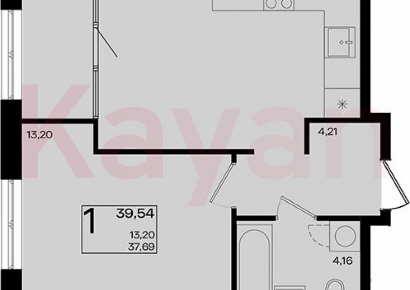 Продажа 2-комн. квартиры, 37.69 кв.м фото 0 Продажа 2-комн. квартиры, 37.69 кв.м фото 0