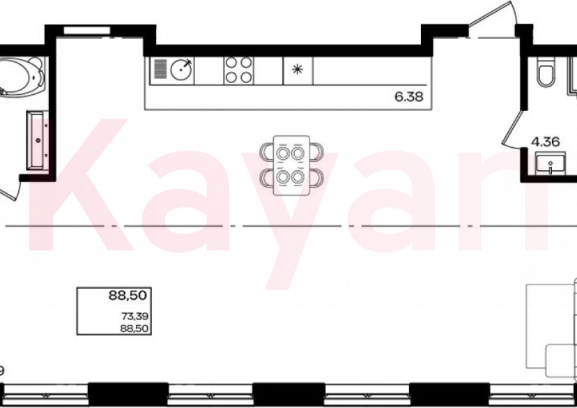 Продажа 1-комн. квартиры, 88.5 кв.м фото 0 Продажа 1-комн. квартиры, 88.5 кв.м фото 0